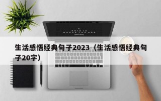 生活感悟经典句子2023（生活感悟经典句子20字）